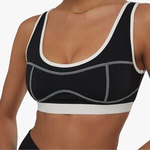 We Wore What: Scoop Neck Silhouette Bra size Small